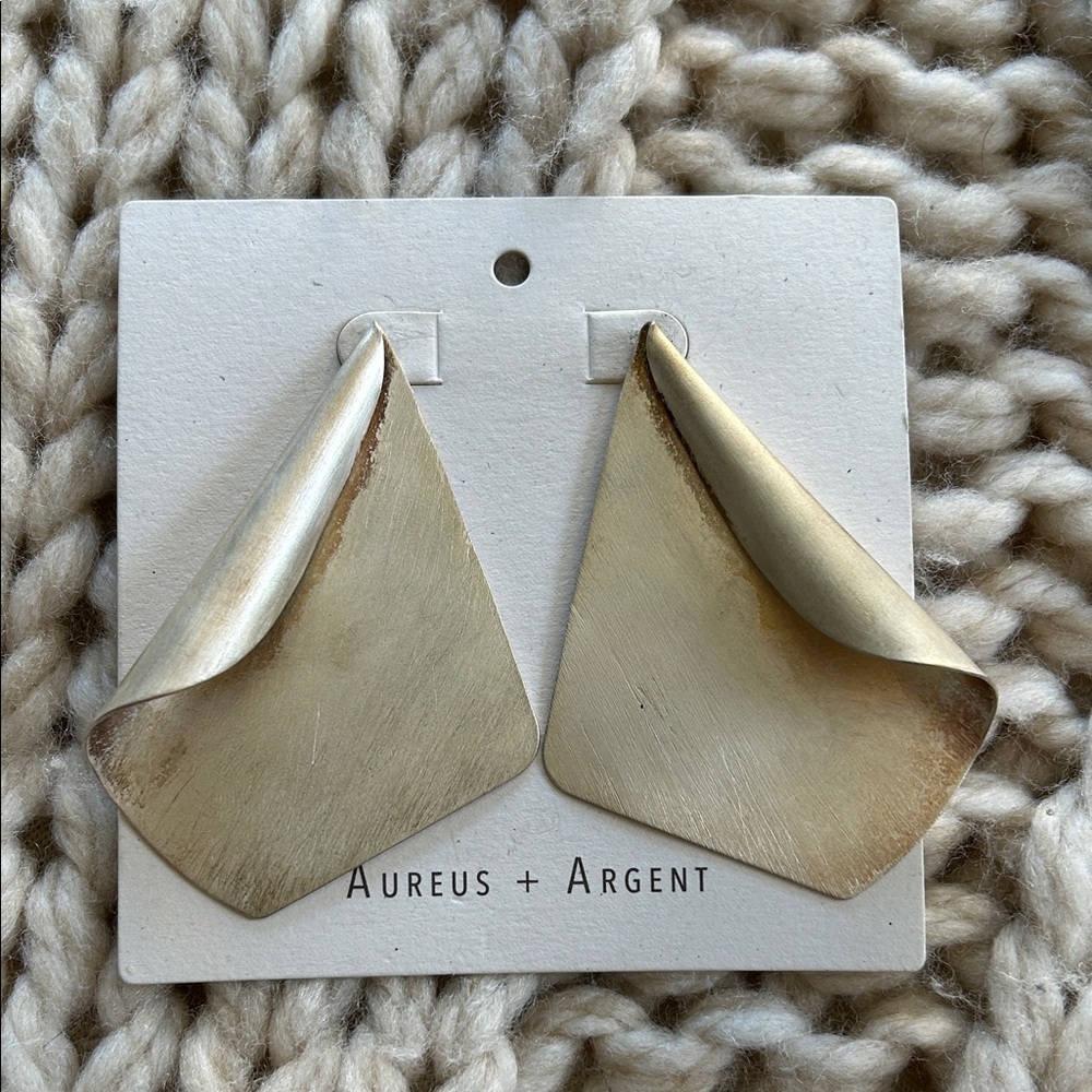 Banana Republic Aureus + Argent Silver-Toned Earrings